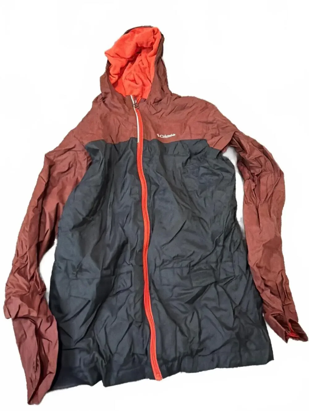 Columbia Boys Hooded Rain Windbreaker Jacket XL